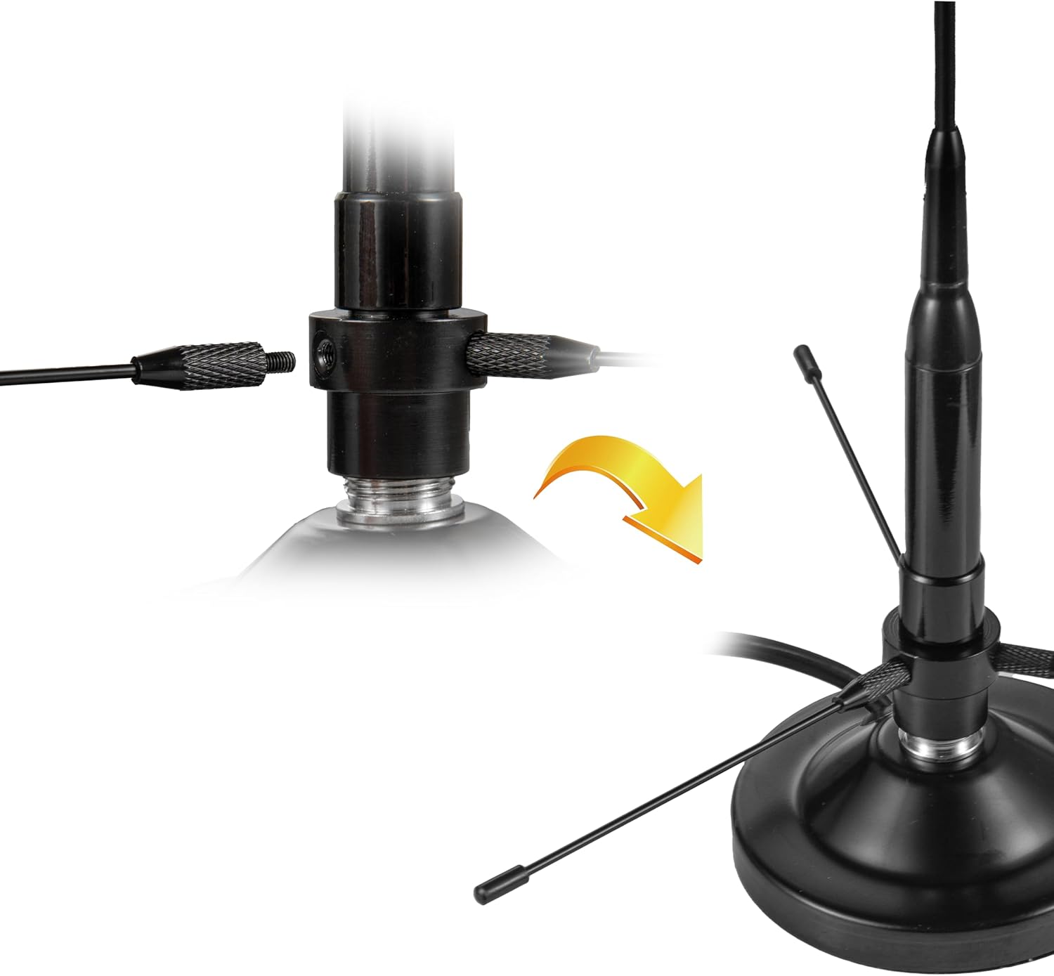 DUAL BAND WHIP ANTENNA WITH GROUND PLANE KIT online sellers dealers suppliers distributors in India Delhi